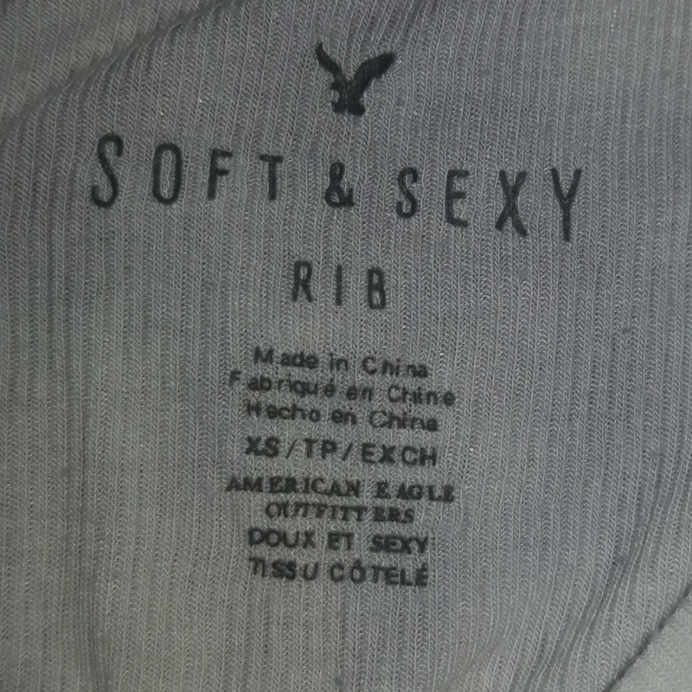 AE Rib Soft&Sexy Tee - Picture 2 of 2